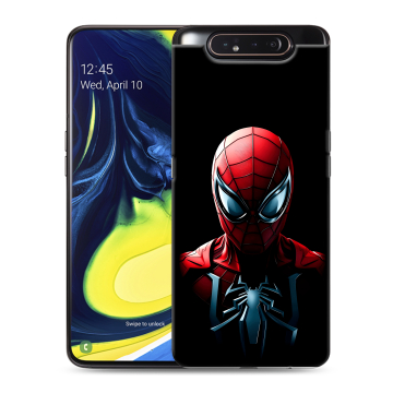 Силиконовый противоударный чехол на Samsung Galaxy A80 с принтом Spiderman Человек паук Силиконовый противоударный чехол на Samsung Galaxy A80 с принтом Spiderman Человек паук