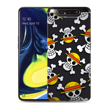 Силиконовый противоударный чехол на Samsung Galaxy A80 с принтом One Piece Ван Пис Силиконовый противоударный чехол на Samsung Galaxy A80 с принтом One Piece Ван Пис