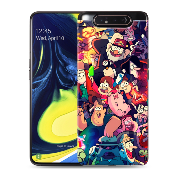 Силиконовый противоударный чехол на Samsung Galaxy A80 с принтом Gravity Falls Гравити Фолз Силиконовый противоударный чехол на Samsung Galaxy A80 с принтом Gravity Falls Гравити Фолз
