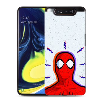 Силиконовый противоударный чехол на Samsung Galaxy A80 с принтом Spiderman Человек паук Силиконовый противоударный чехол на Samsung Galaxy A80 с принтом Spiderman Человек паук