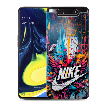 Силиконовый противоударный чехол на Samsung Galaxy A80 с принтом Nike Найк Силиконовый противоударный чехол на Samsung Galaxy A80 с принтом Nike Найк