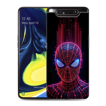 Силиконовый противоударный чехол на Samsung Galaxy A80 с принтом Spiderman Человек паук Силиконовый противоударный чехол на Samsung Galaxy A80 с принтом Spiderman Человек паук