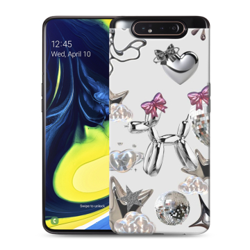 Силиконовый противоударный чехол на Samsung Galaxy A80 с принтом Y2K Силиконовый противоударный чехол на Samsung Galaxy A80 с принтом Y2K