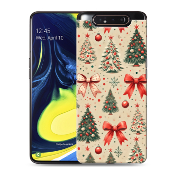 Силиконовый противоударный чехол на Samsung Galaxy A80 с принтом Новый год Силиконовый противоударный чехол на Samsung Galaxy A80 с принтом Новый год