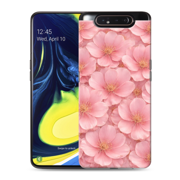 Силиконовый противоударный чехол на Samsung Galaxy A80 с принтом женский Силиконовый противоударный чехол на Samsung Galaxy A80 с принтом женский