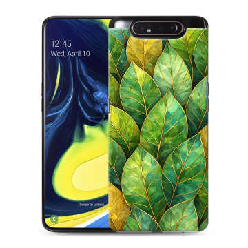 Силиконовый противоударный чехол на Samsung Galaxy A80 с принтом женский Силиконовый противоударный чехол на Samsung Galaxy A80 с принтом женский