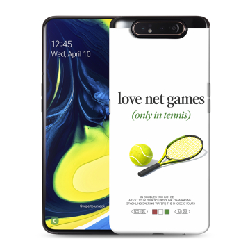 Силиконовый противоударный чехол на Samsung Galaxy A80 с принтом для девочек Силиконовый противоударный чехол на Samsung Galaxy A80 с принтом для девочек