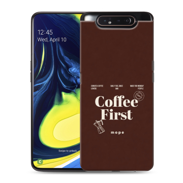 Силиконовый противоударный чехол на Samsung Galaxy A80 с принтом женский