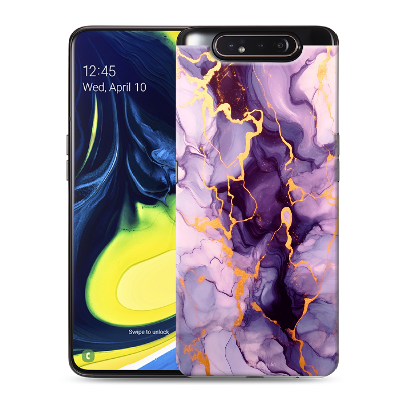 Пластиковый чехол на Samsung Galaxy A80 с принтом Мрамор Пластиковый чехол на Samsung Galaxy A80 с принтом Мрамор