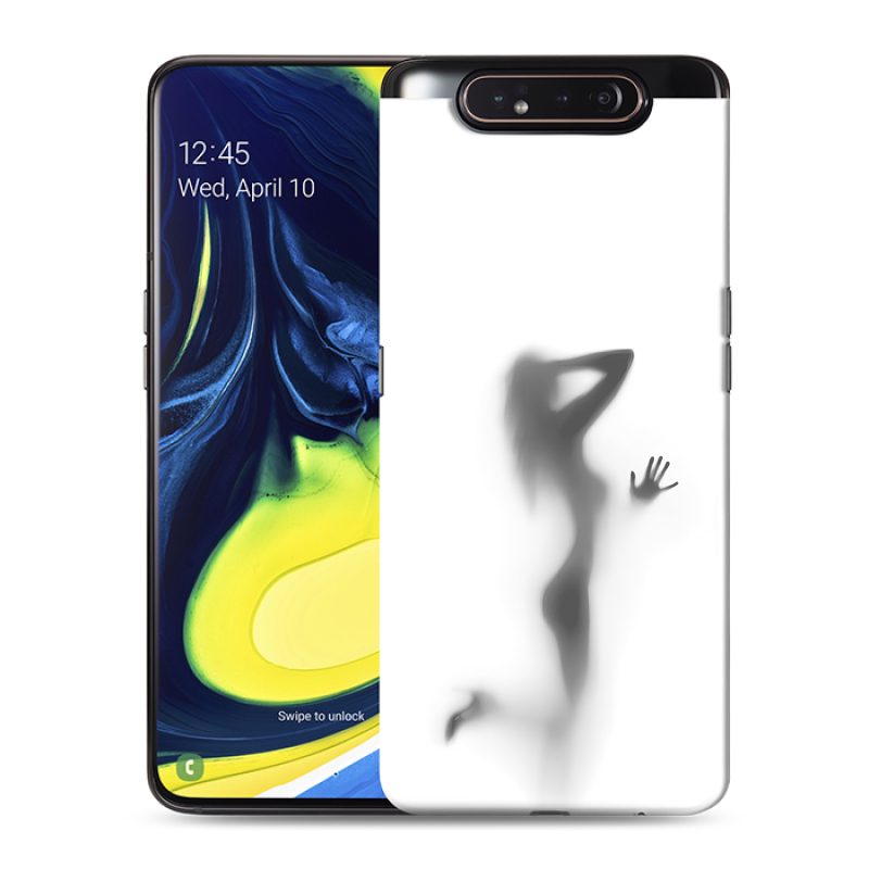 Силиконовый противоударный чехол на Samsung Galaxy A80 с принтом Силуэт Силиконовый противоударный чехол на Samsung Galaxy A80 с принтом Силуэт