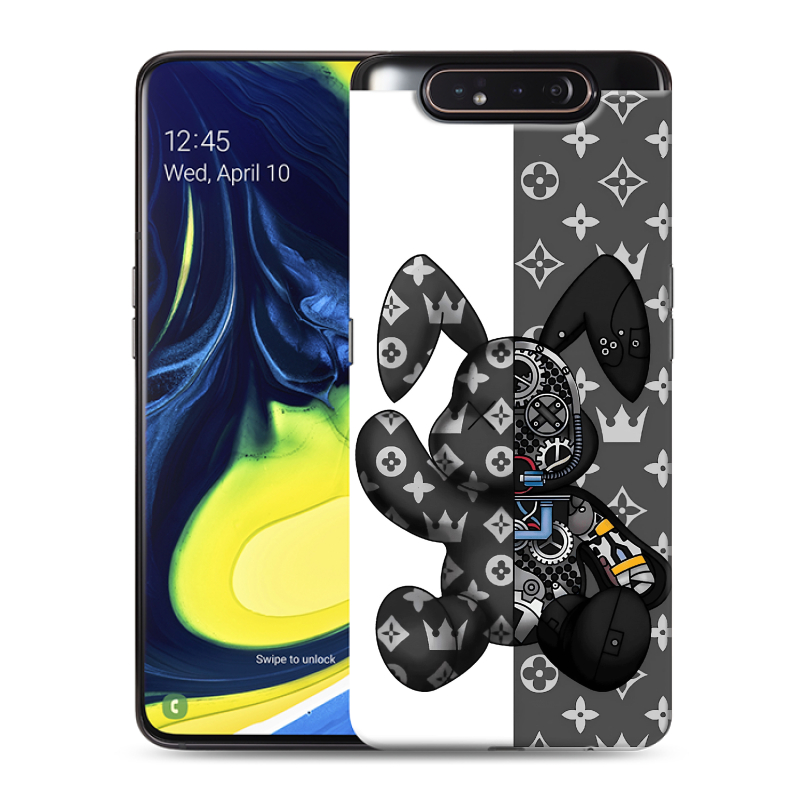 Пластиковый чехол на Samsung Galaxy A80 с принтом Луи робот Пластиковый чехол на Samsung Galaxy A80 с принтом Луи робот