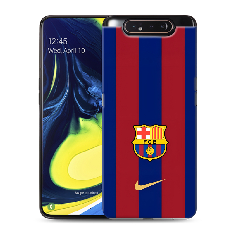 Пластиковый чехол на Samsung Galaxy A80 с принтом Барселона Barcelona Пластиковый чехол на Samsung Galaxy A80 с принтом Барселона Barcelona