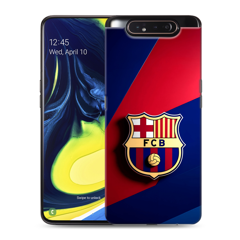 Пластиковый чехол на Samsung Galaxy A80 с принтом Барселона Barcelona Пластиковый чехол на Samsung Galaxy A80 с принтом Барселона Barcelona