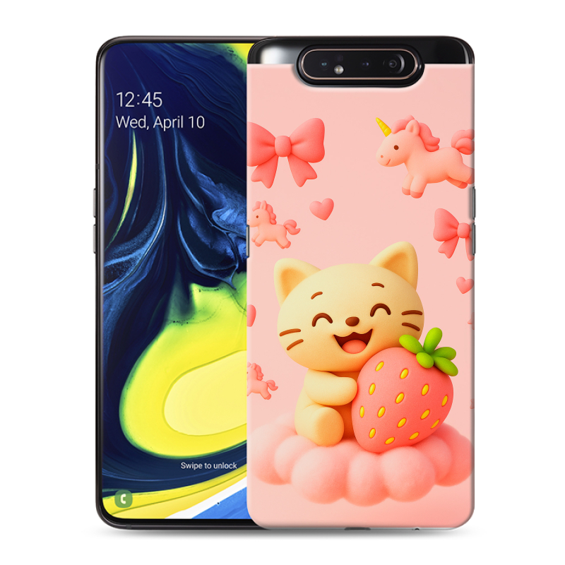 Пластиковый чехол на Samsung Galaxy A80 с принтом для девочек Пластиковый чехол на Samsung Galaxy A80 с принтом для девочек