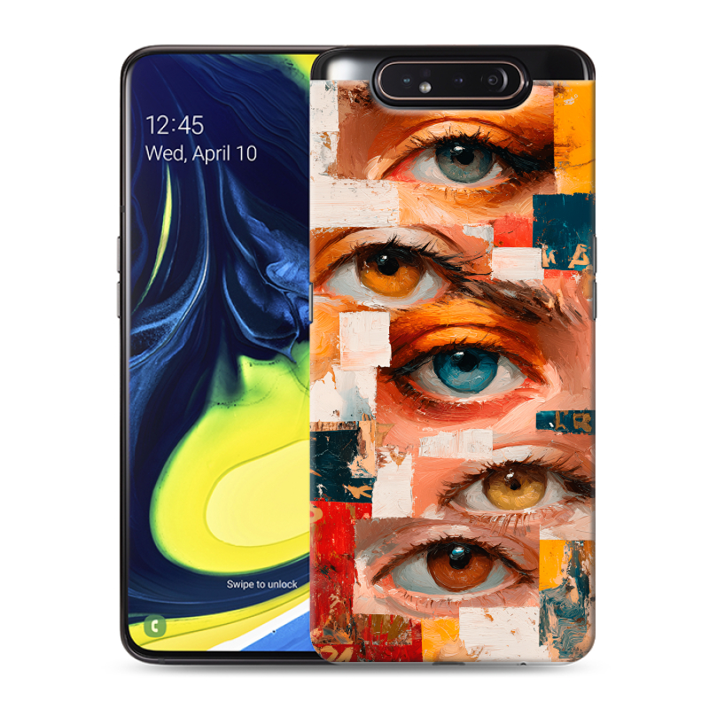 Пластиковый чехол на Samsung Galaxy A80 с принтом Модный принт Пластиковый чехол на Samsung Galaxy A80 с принтом Модный принт