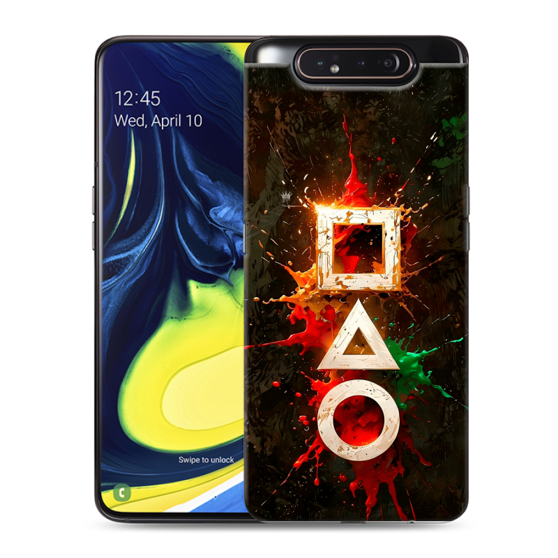 Пластиковый чехол на Samsung Galaxy A80 с принтом Squid Game Игра кальмара Пластиковый чехол на Samsung Galaxy A80 с принтом Squid Game Игра кальмара