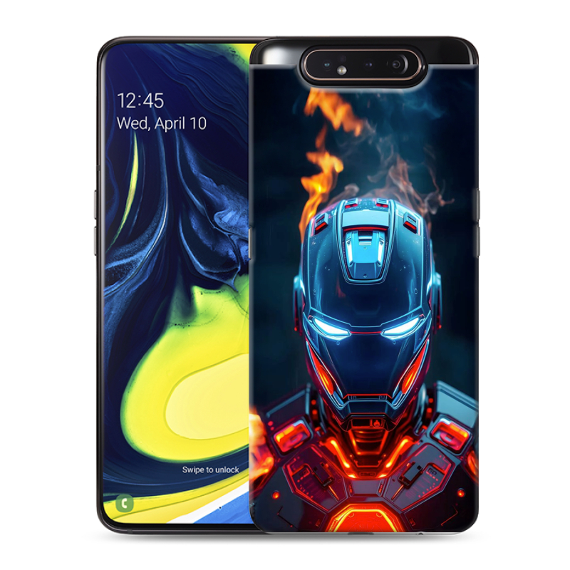 Пластиковый чехол на Samsung Galaxy A80 с принтом IronMan Железный человек Пластиковый чехол на Samsung Galaxy A80 с принтом IronMan Железный человек