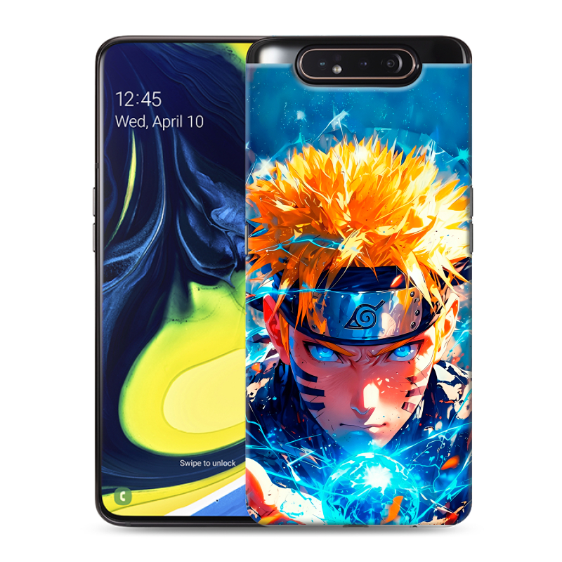 Силиконовый противоударный чехол на Samsung Galaxy A80 с принтом Аниме Наруто Naruto Силиконовый противоударный чехол на Samsung Galaxy A80 с принтом Аниме Наруто Naruto