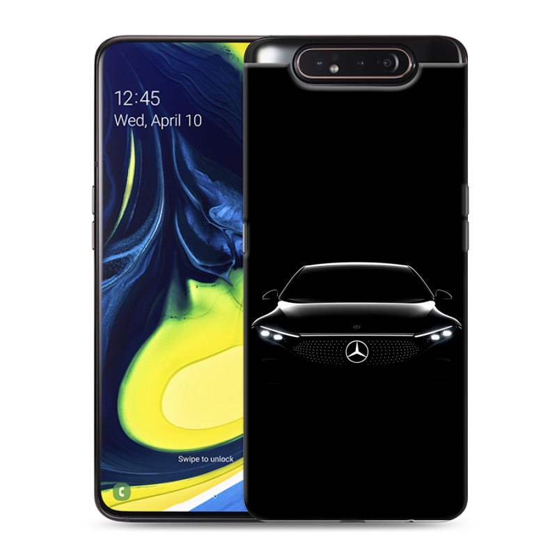 Пластиковый чехол на Samsung Galaxy A80 с принтом Mercedes Мерседес Пластиковый чехол на Samsung Galaxy A80 с принтом Mercedes Мерседес
