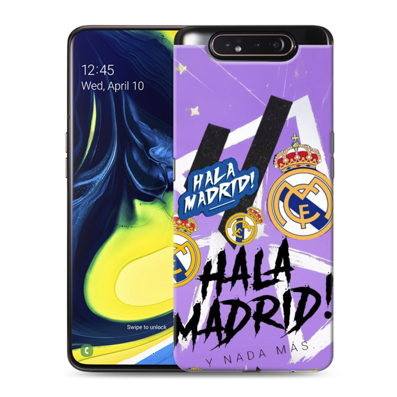 Силиконовый противоударный чехол на Samsung Galaxy A80 с принтом Real Madrid Реал Мадрид Силиконовый противоударный чехол на Samsung Galaxy A80 с принтом Real Madrid Реал Мадрид