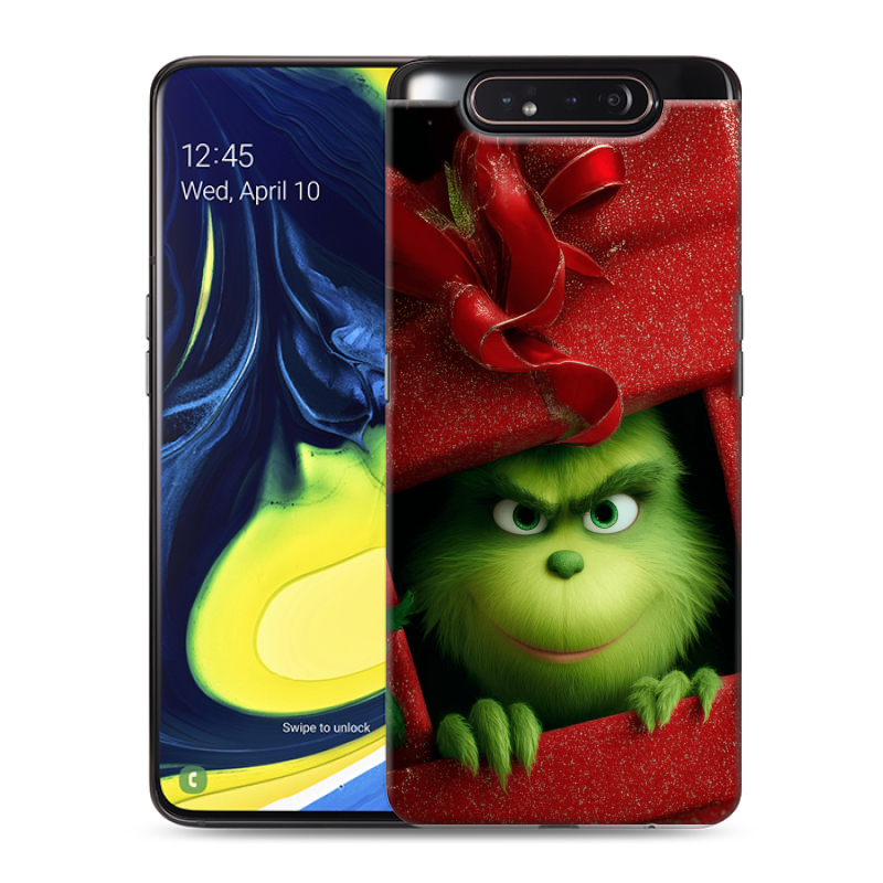 Пластиковый чехол на Samsung Galaxy A80 с принтом Новый год Пластиковый чехол на Samsung Galaxy A80 с принтом Новый год