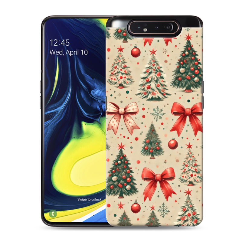 Пластиковый чехол на Samsung Galaxy A80 с принтом Новый год Пластиковый чехол на Samsung Galaxy A80 с принтом Новый год