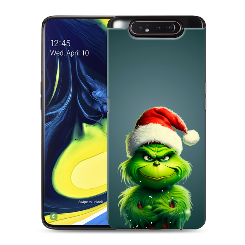 Пластиковый чехол на Samsung Galaxy A80 с принтом Новый год Пластиковый чехол на Samsung Galaxy A80 с принтом Новый год