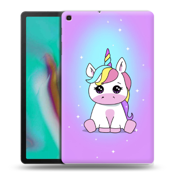 Силиконовый чехол на планшета Samsung Galaxy Tab A 10.1 (2019) с принтом Единорог Силиконовый чехол на планшета Samsung Galaxy Tab A 10.1 (2019) с принтом Единорог