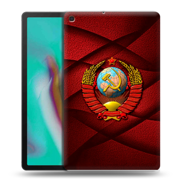 Силиконовый чехол на планшета Samsung Galaxy Tab A 10.1 (2019) с принтом Герб СССР Силиконовый чехол на планшета Samsung Galaxy Tab A 10.1 (2019) с принтом Герб СССР