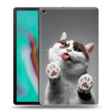 Силиконовый чехол на планшета Samsung Galaxy Tab A 10.1 (2019) с принтом Коты Силиконовый чехол на планшета Samsung Galaxy Tab A 10.1 (2019) с принтом Коты