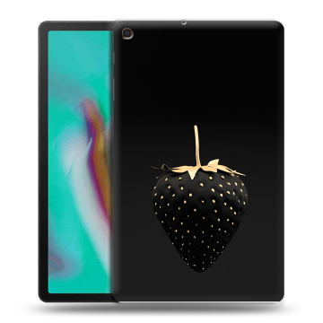 Силиконовый чехол на планшета Samsung Galaxy Tab A 10.1 (2019) с принтом Черная клубника Силиконовый чехол на планшета Samsung Galaxy Tab A 10.1 (2019) с принтом Черная клубника