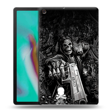Силиконовый чехол на планшета Samsung Galaxy Tab A 10.1 (2019) с принтом Скелет Силиконовый чехол на планшета Samsung Galaxy Tab A 10.1 (2019) с принтом Скелет