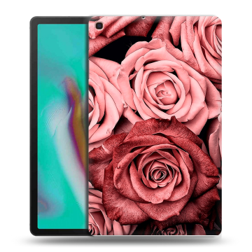 Силиконовый чехол на планшета Samsung Galaxy Tab A 10.1 (2019) с принтом Цветы розы Силиконовый чехол на планшета Samsung Galaxy Tab A 10.1 (2019) с принтом Цветы розы