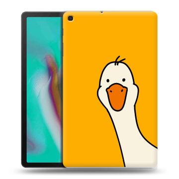 Силиконовый чехол на планшета Samsung Galaxy Tab A 10.1 (2019) с принтом Утка Силиконовый чехол на планшета Samsung Galaxy Tab A 10.1 (2019) с принтом Утка