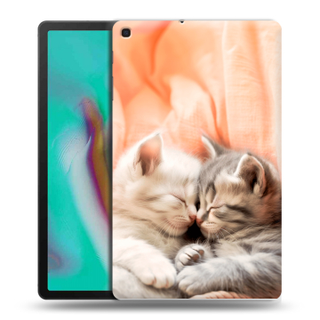 Силиконовый чехол на планшета Samsung Galaxy Tab A 10.1 (2019) с принтом Котята Силиконовый чехол на планшета Samsung Galaxy Tab A 10.1 (2019) с принтом Котята