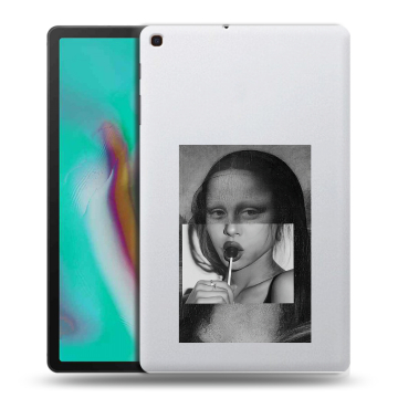 Силиконовый чехол на планшета Samsung Galaxy Tab A 10.1 (2019) с принтом Мона Лиза Силиконовый чехол на планшета Samsung Galaxy Tab A 10.1 (2019) с принтом Мона Лиза