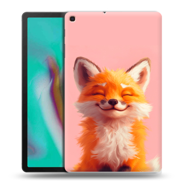 Силиконовый чехол на планшета Samsung Galaxy Tab A 10.1 (2019) с принтом милая лиса Силиконовый чехол на планшета Samsung Galaxy Tab A 10.1 (2019) с принтом милая лиса