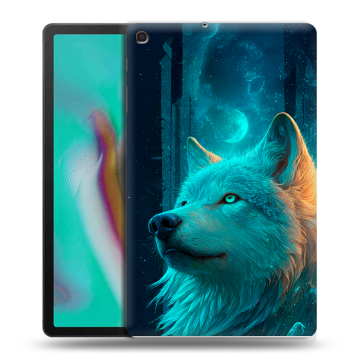 Силиконовый чехол на планшета Samsung Galaxy Tab A 10.1 (2019) с принтом бабочки саккура Силиконовый чехол на планшета Samsung Galaxy Tab A 10.1 (2019) с принтом бабочки саккура