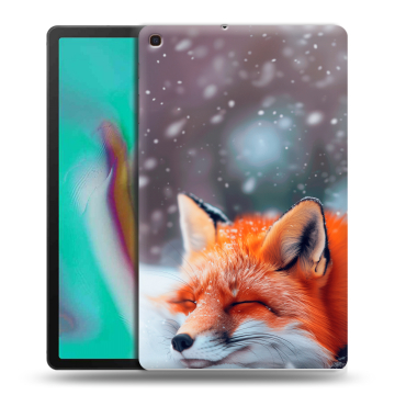 Силиконовый чехол на планшета Samsung Galaxy Tab A 10.1 (2019) с принтом лиса Силиконовый чехол на планшета Samsung Galaxy Tab A 10.1 (2019) с принтом лиса