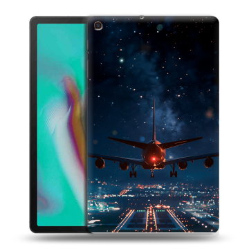 Силиконовый чехол на планшета Samsung Galaxy Tab A 10.1 (2019) с принтом самолет Силиконовый чехол на планшета Samsung Galaxy Tab A 10.1 (2019) с принтом самолет