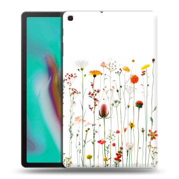 Силиконовый чехол на планшета Samsung Galaxy Tab A 10.1 (2019) с принтом цветы Силиконовый чехол на планшета Samsung Galaxy Tab A 10.1 (2019) с принтом цветы