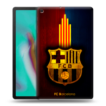 Силиконовый чехол на планшета Samsung Galaxy Tab A 10.1 (2019) с принтом Барселона Barcelona Силиконовый чехол на планшета Samsung Galaxy Tab A 10.1 (2019) с принтом Барселона Barcelona