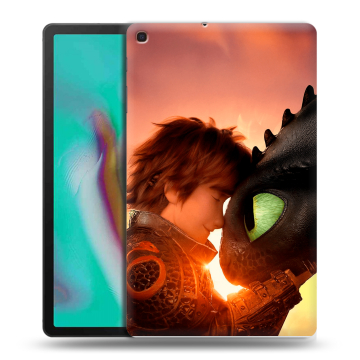 Силиконовый чехол на планшета Samsung Galaxy Tab A 10.1 (2019) с принтом Как приручить дракона Силиконовый чехол на планшета Samsung Galaxy Tab A 10.1 (2019) с принтом Как приручить дракона