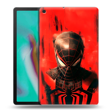 Силиконовый чехол на планшета Samsung Galaxy Tab A 10.1 (2019) с принтом человек паук spiderman Силиконовый чехол на планшета Samsung Galaxy Tab A 10.1 (2019) с принтом человек паук spiderman