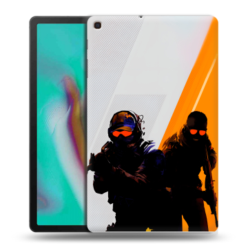 Силиконовый чехол на планшета Samsung Galaxy Tab A 10.1 (2019) с принтом Контер страйк Counter strike Силиконовый чехол на планшета Samsung Galaxy Tab A 10.1 (2019) с принтом Контер страйк Counter strike