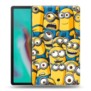 Силиконовый чехол на планшета Samsung Galaxy Tab A 10.1 (2019) с принтом Миньоны Силиконовый чехол на планшета Samsung Galaxy Tab A 10.1 (2019) с принтом Миньоны