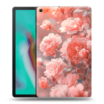 Силиконовый чехол на планшета Samsung Galaxy Tab A 10.1 (2019) с принтом Розы цветы Силиконовый чехол на планшета Samsung Galaxy Tab A 10.1 (2019) с принтом Розы цветы