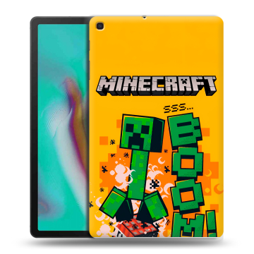 Силиконовый чехол на планшета Samsung Galaxy Tab A 10.1 (2019) с принтом Майнкрафт Minecraft Силиконовый чехол на планшета Samsung Galaxy Tab A 10.1 (2019) с принтом Майнкрафт Minecraft