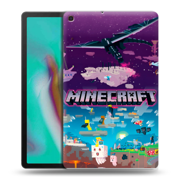 Силиконовый чехол на планшета Samsung Galaxy Tab A 10.1 (2019) с принтом Майнкрафт Minecraft Силиконовый чехол на планшета Samsung Galaxy Tab A 10.1 (2019) с принтом Майнкрафт Minecraft