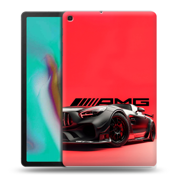 Силиконовый чехол на планшета Samsung Galaxy Tab A 10.1 (2019) с принтом Мерседес Mercedes AMG Силиконовый чехол на планшета Samsung Galaxy Tab A 10.1 (2019) с принтом Мерседес Mercedes AMG
